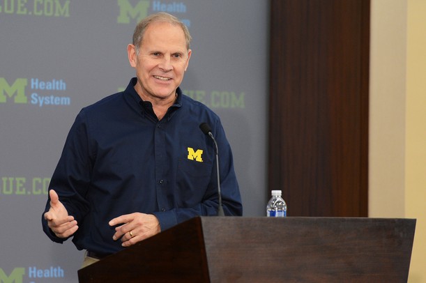 Michigan men's head basketball coach John Beilein addresses the media during a press conference at the Junge Family Champions Center on Wednesday. Melanie Maxwell I AnnArbor.com
